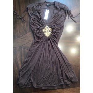 New Sky Dresses Brown Dress